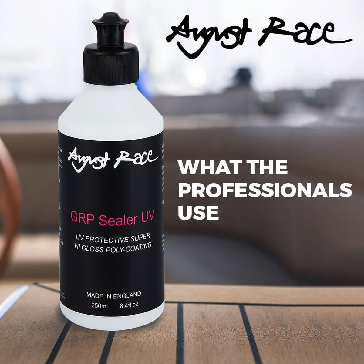 August Race GRP Sealer UV -  Fiberglass Seal and Protect