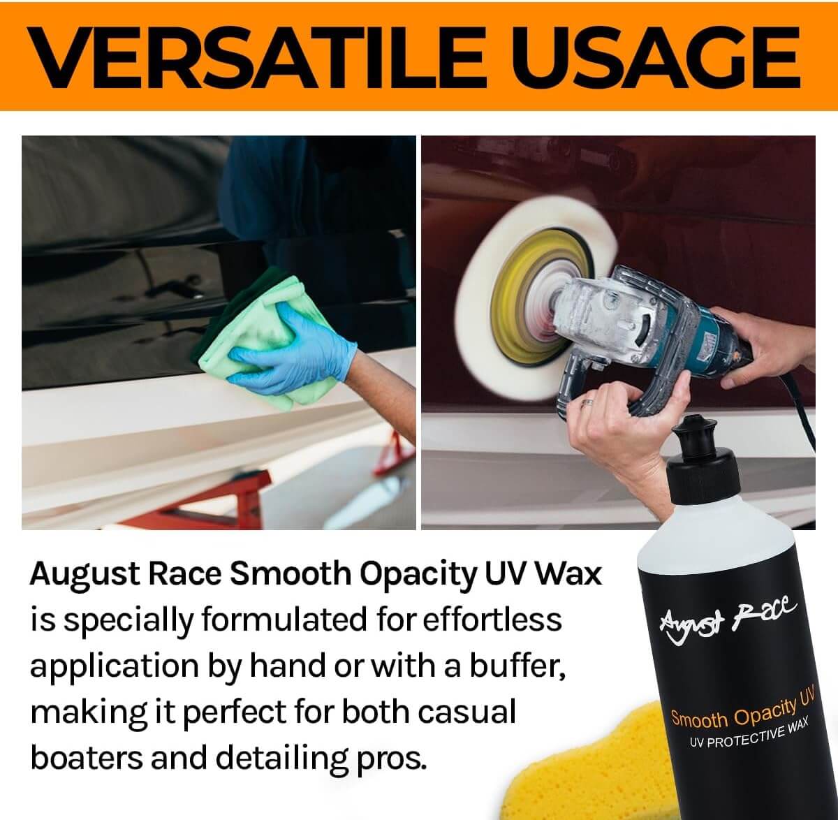 August Race Smooth Opacity UV Marine Wax