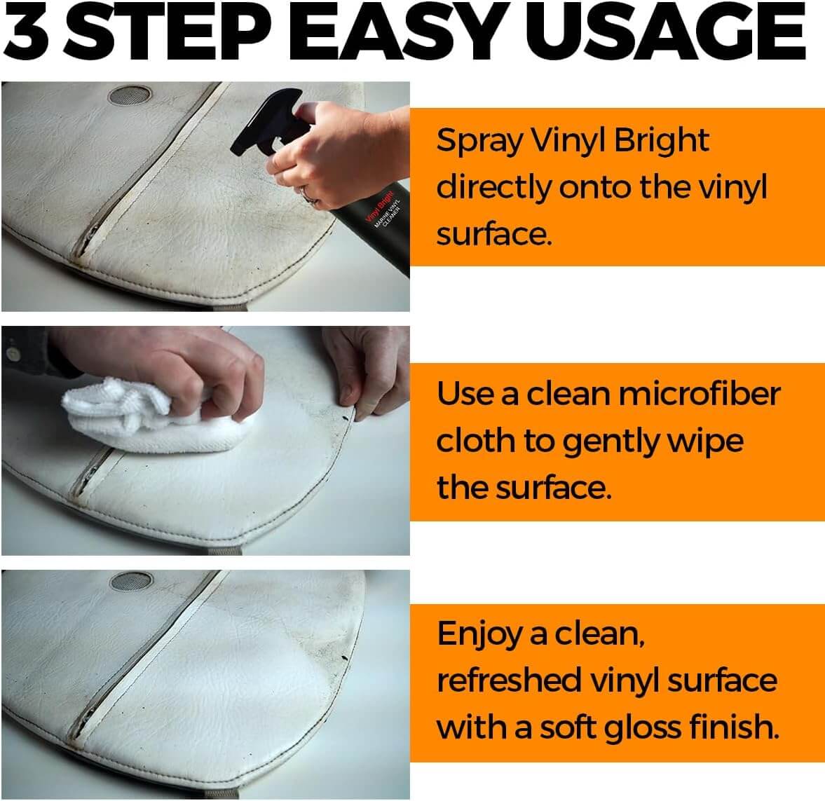 August Race Vinyl Bright Vinyl Clean and Restore