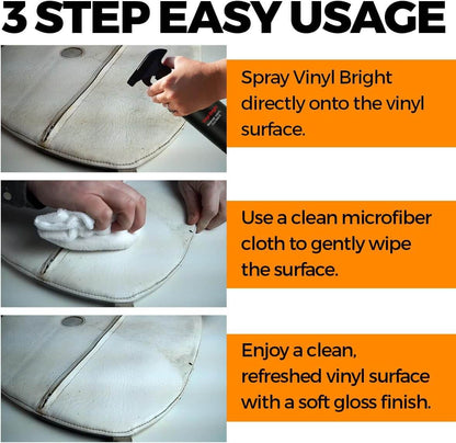 August Race Vinyl Bright Vinyl Clean and Restore